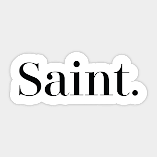 Saint Sticker